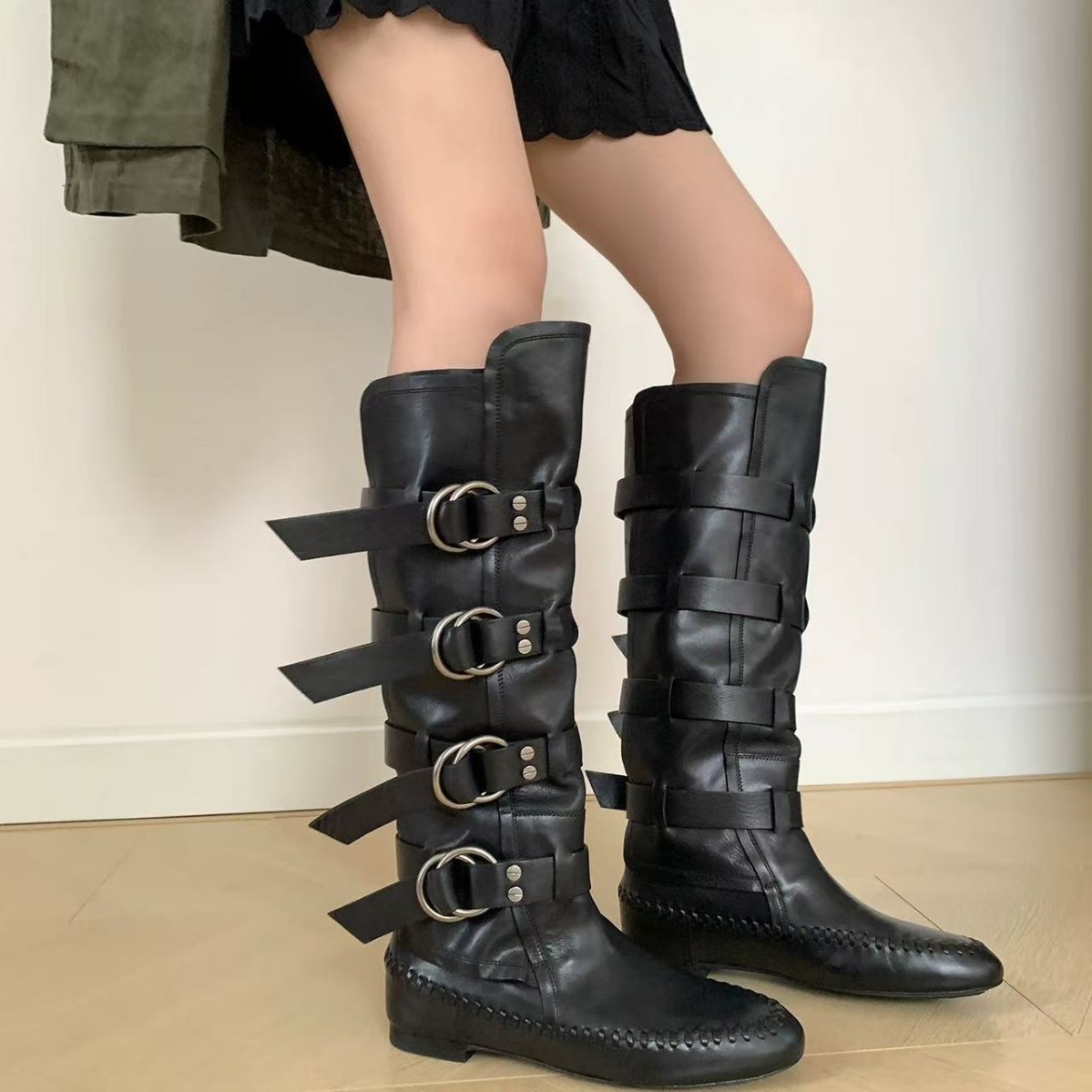 Women'S Shoes Paris - Paris Retro Mode High-Top Schuhe Damen