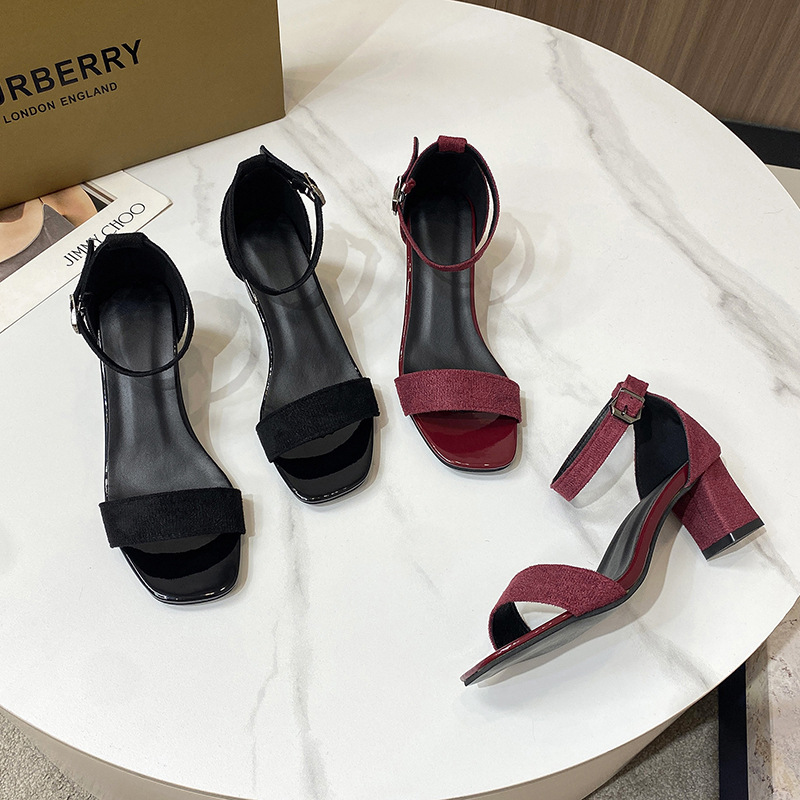Women'S Shoes Plus Size - Damen Sommer Mode Sandalen Mittlerer Absatz
