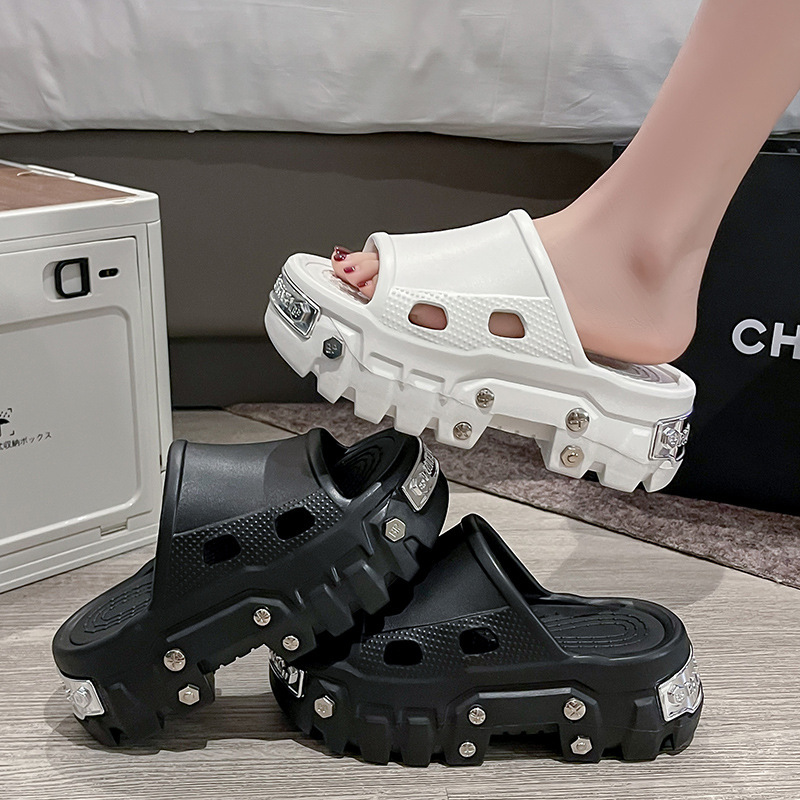 Women'S Shoes Paris - Frauen Hausschuhe Mode Plattform Hausschuhe Punk