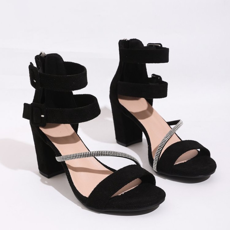 Peep Toe Heels - 2026 Damen Sandalen mit Peeptoe, Blockabsatz