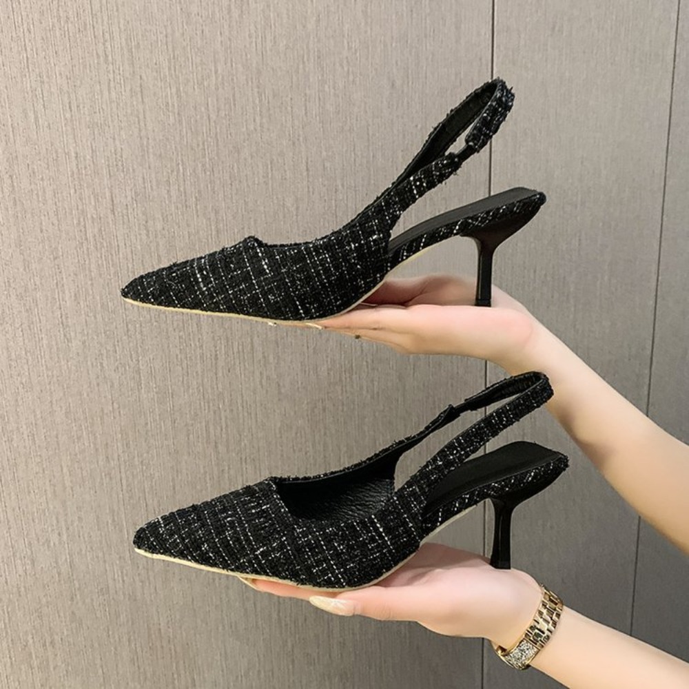Women Shoes Formal - Elegante Slingback-Stilettos für Bürodamen, Sommerliche Rückenfreie