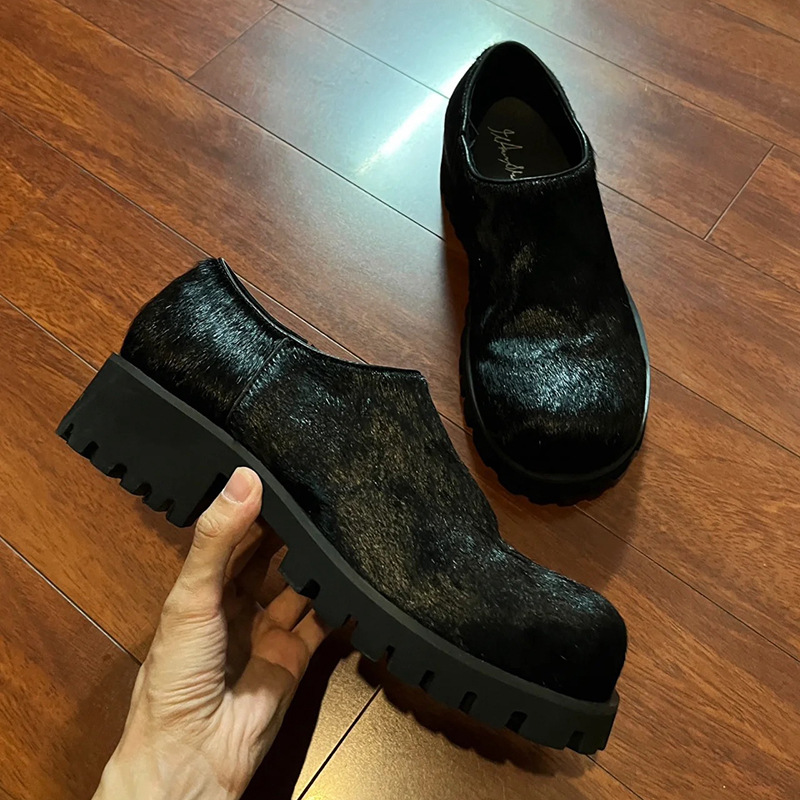 Women'S Shoes Paris - Paris Fashion Big Head Lederschuhe Dicker