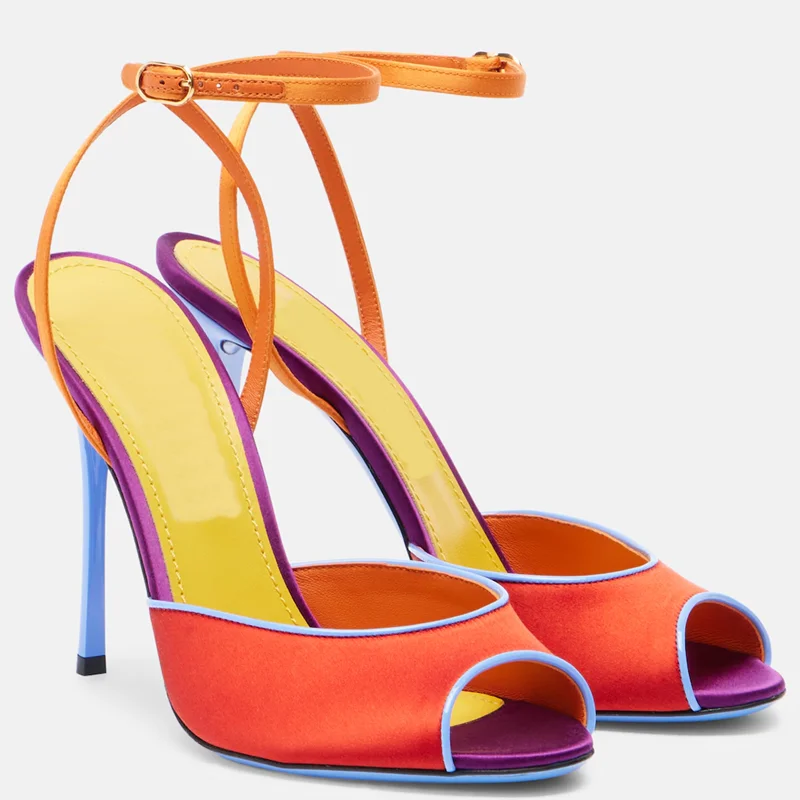 Satin-Sandalen in verschiedene – Peep Toe Heels Bewertung und Preis