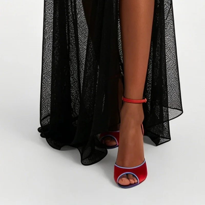 Satin-Sandalen in verschiedene – Peep Toe Heels Bewertung und Preis