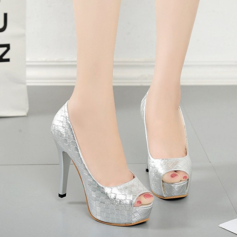 Modische Vielseitige Damenschu – Peep Toe Heels Bewertung und Preis