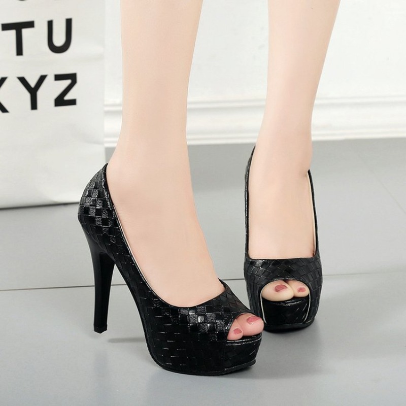Modische Vielseitige Damenschu – Peep Toe Heels Bewertung und Preis