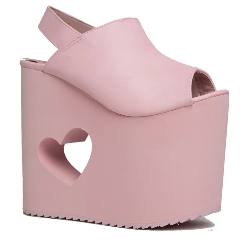 Plateau-Sandalen mit Fersenrie – Kids Shoes Women Bewertung und Preis