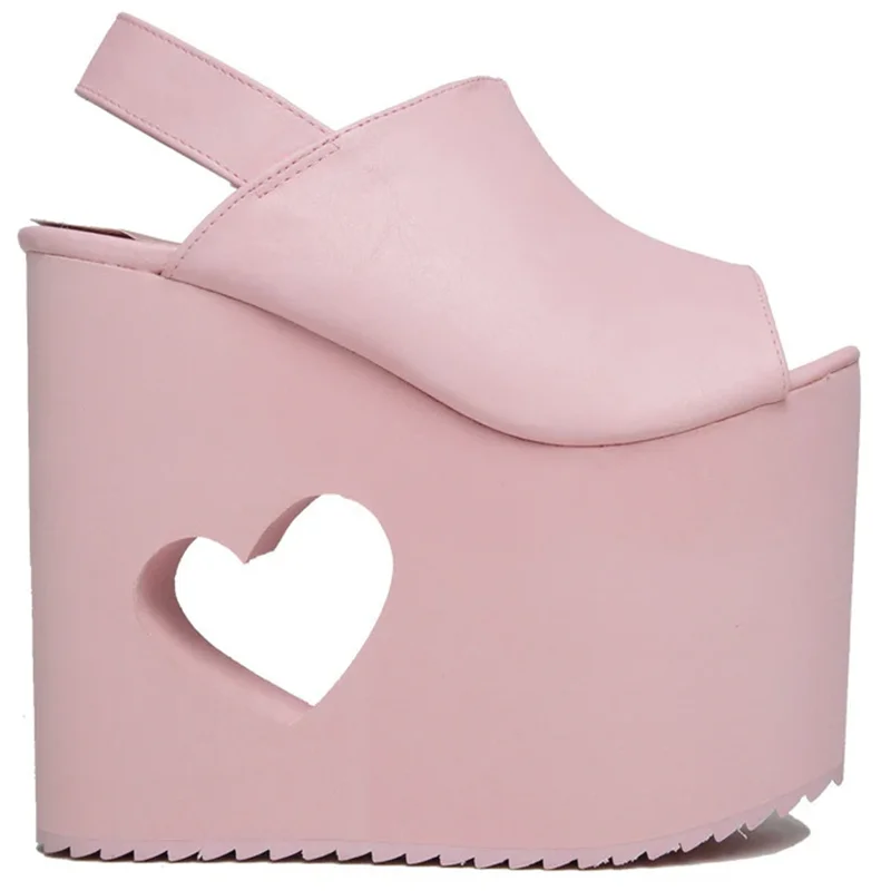 Plateau-Sandalen mit Fersenrie – Kids Shoes Women Bewertung und Preis
