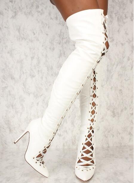 Mode Frauen Weiß Schwarz Solid – Ribbon Tie Heel Bewertung und Preis