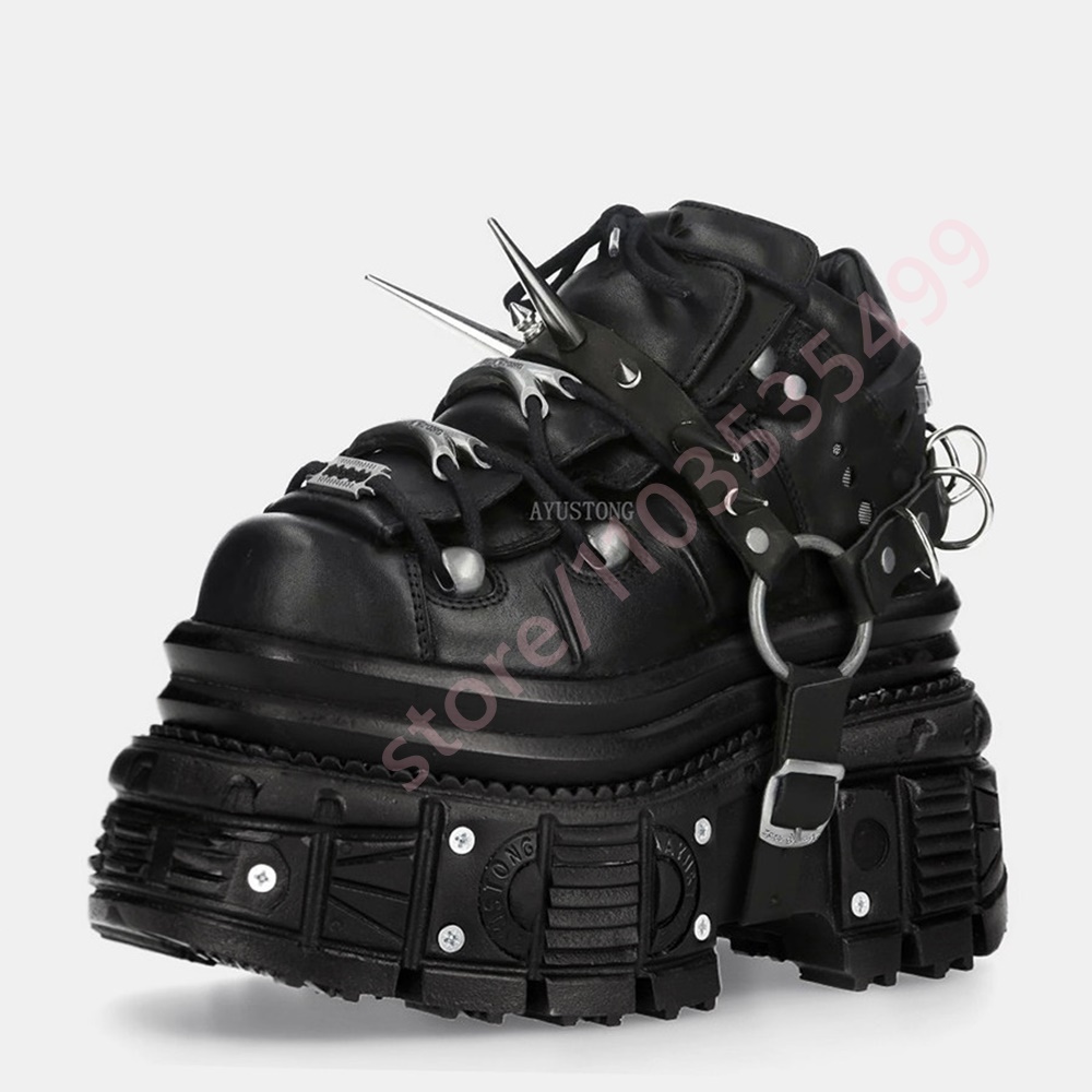 2026 Neue Schwarze Gothic Punk – Women Shoes Store Bewertung und Preis