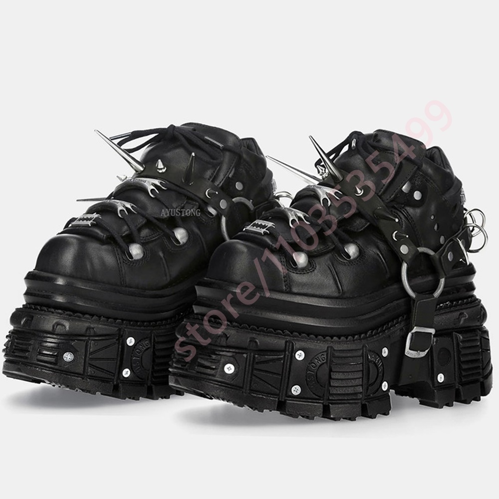 2026 Neue Schwarze Gothic Punk – Women Shoes Store Bewertung und Preis