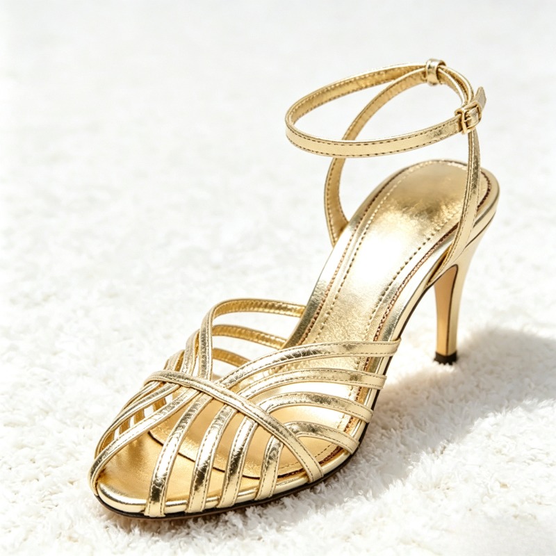 Sexy Gold Hohl Schmale Band Hi – Women Shoes Formal Bewertung und Preis