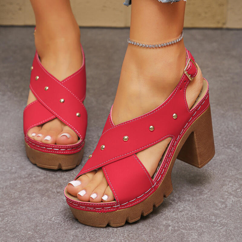 Vintage Super High Heel Cross  – Women Shoes Formal Bewertung und Preis