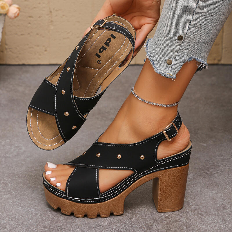 Vintage Super High Heel Cross  – Women Shoes Formal Bewertung und Preis